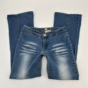2000s vintage R4R Jeans Women's low rise boot cut Blue Low Rise Flare   size 7‎
